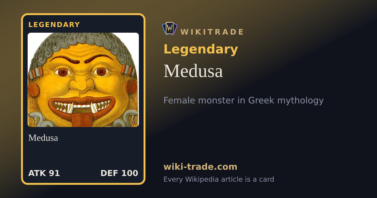 Medusa — Legendary card