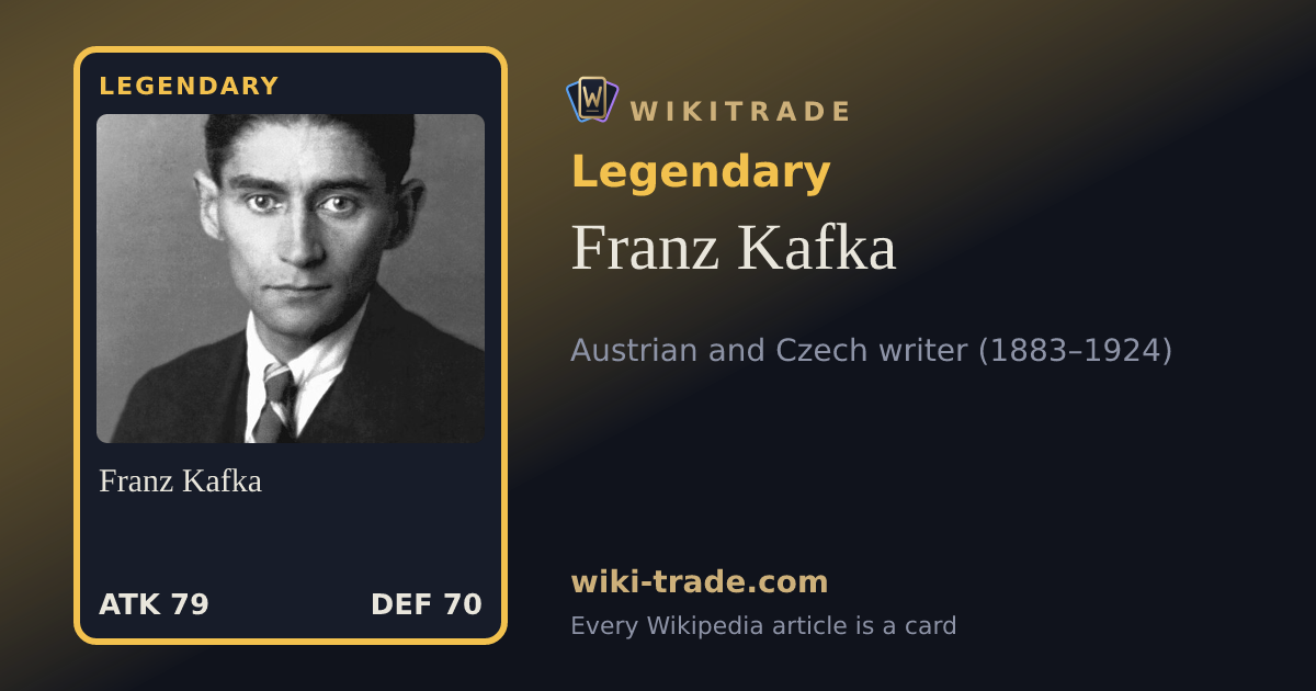 Franz Kafka — Legendary card