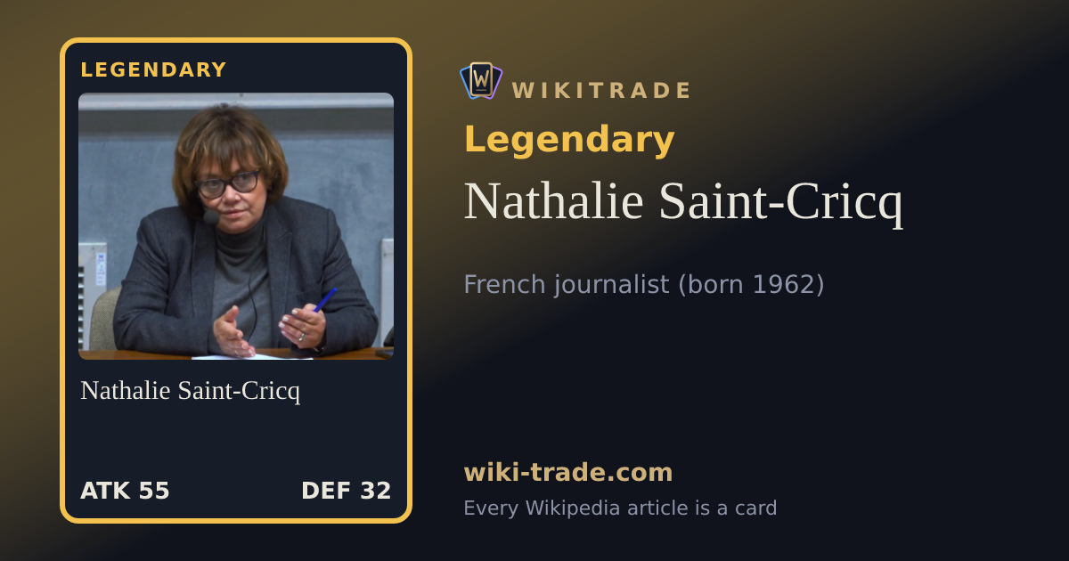 Nathalie Saint-Cricq — Legendary card