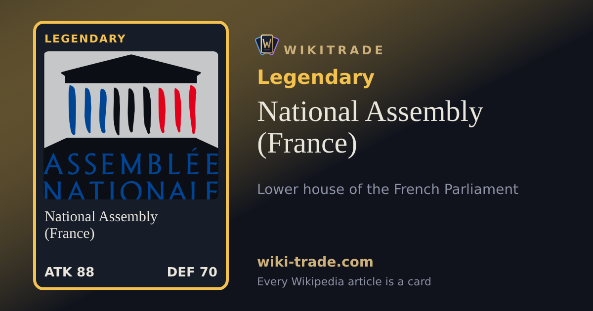 National Assembly (France) — Legendary card