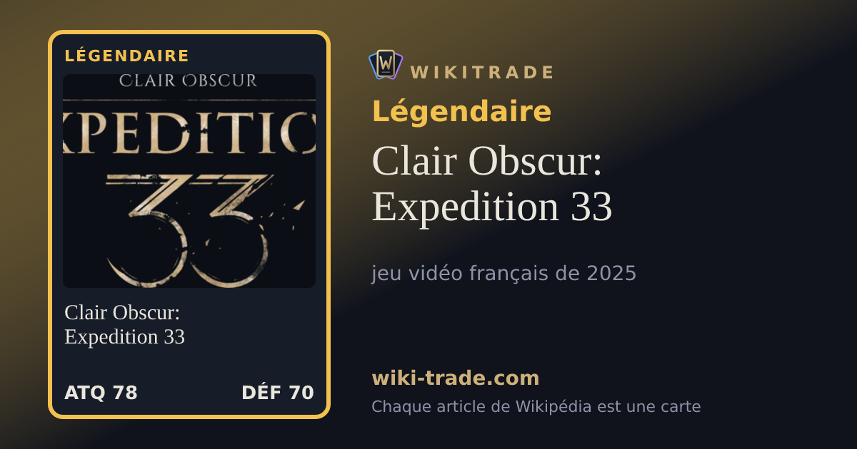 Clair Obscur: Expedition 33 — carte Légendaire