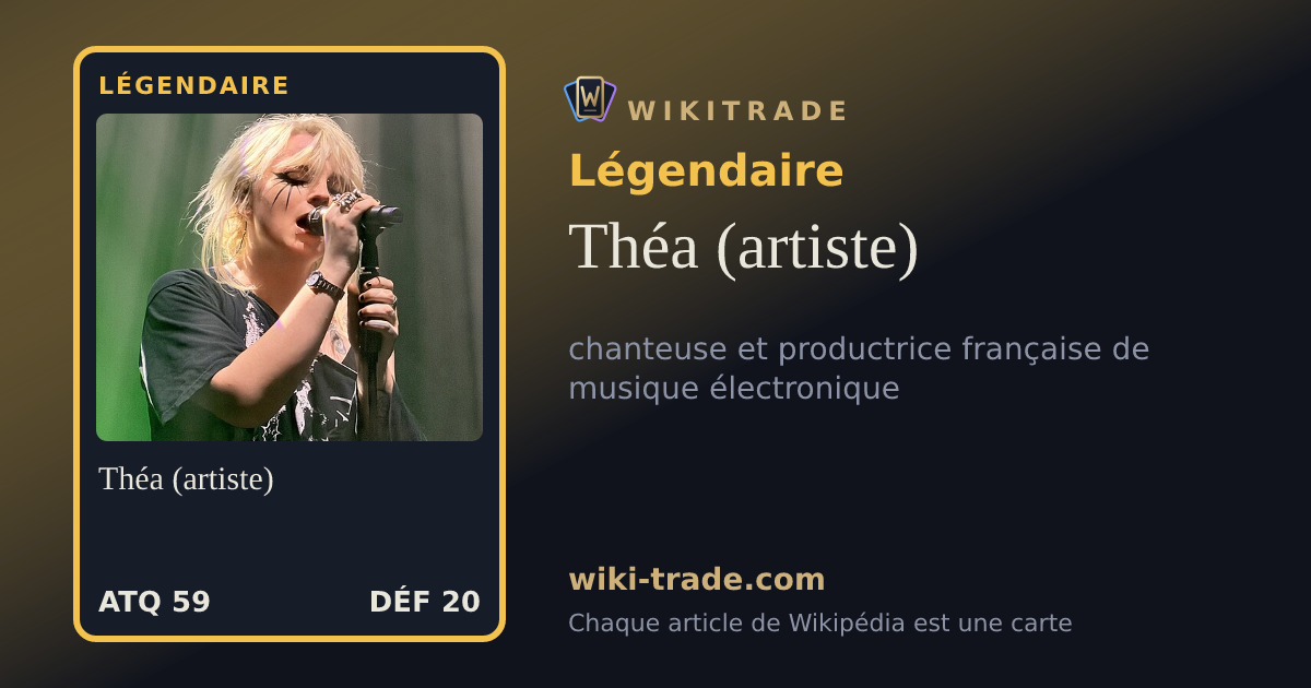 Théa (artiste) — carte Légendaire
