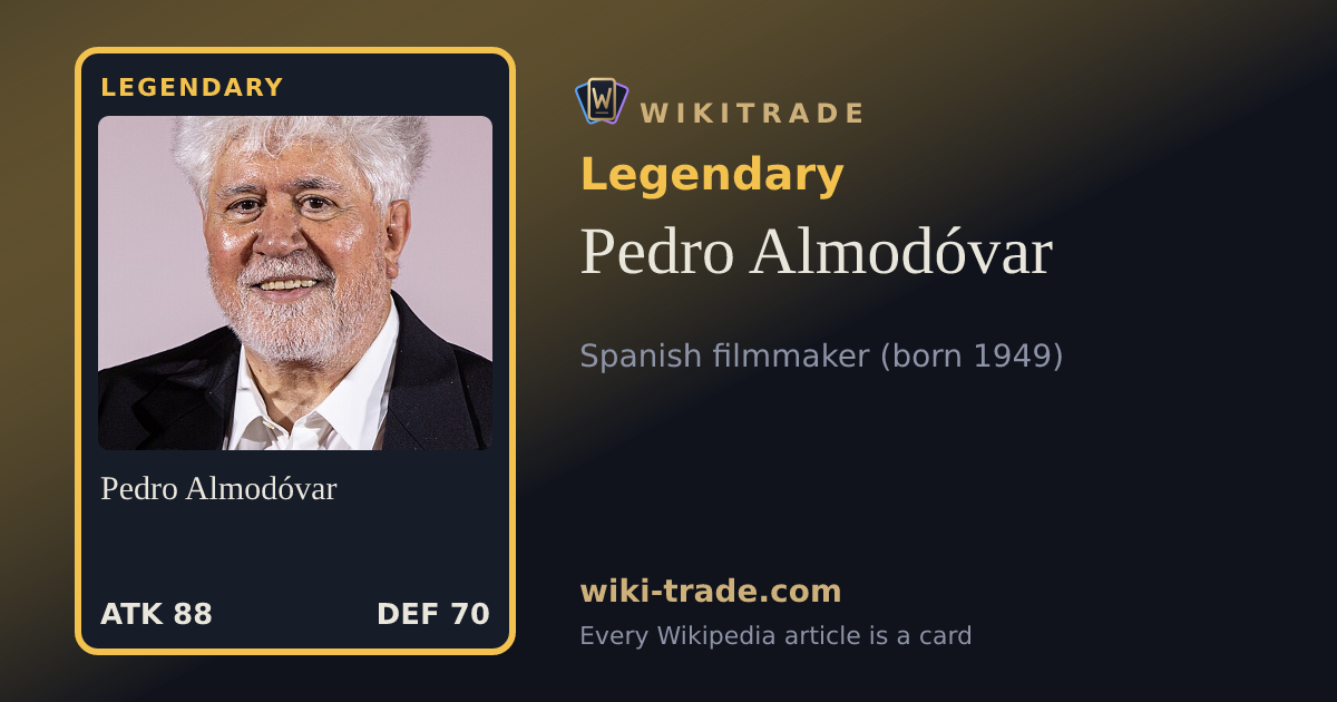 Pedro Almodóvar — Legendary card