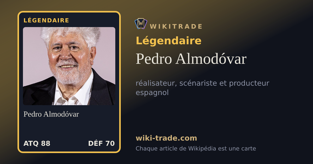 Pedro Almodóvar — carte Légendaire