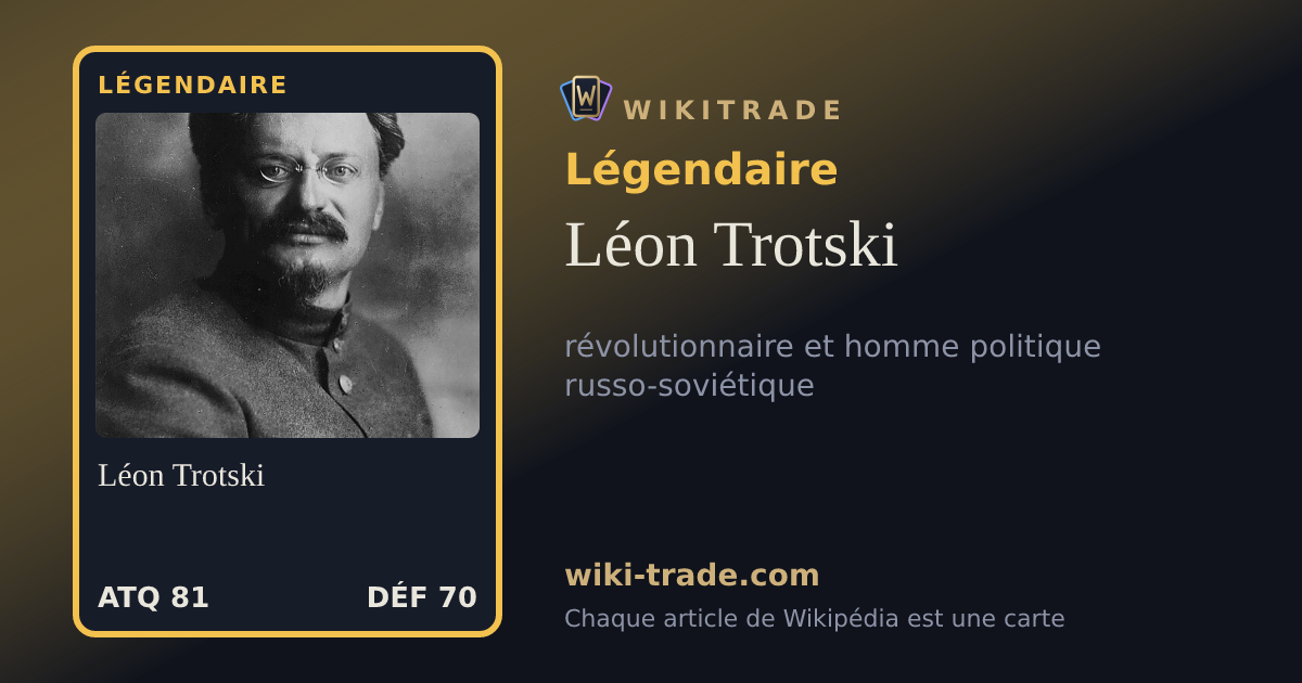 Léon Trotski — carte Légendaire