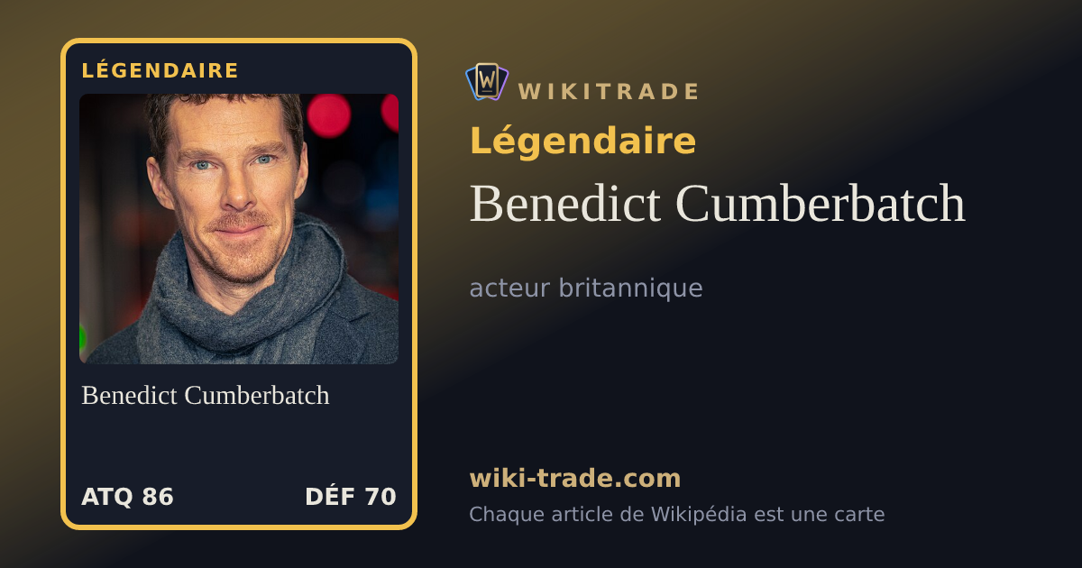 Benedict Cumberbatch — carte Légendaire
