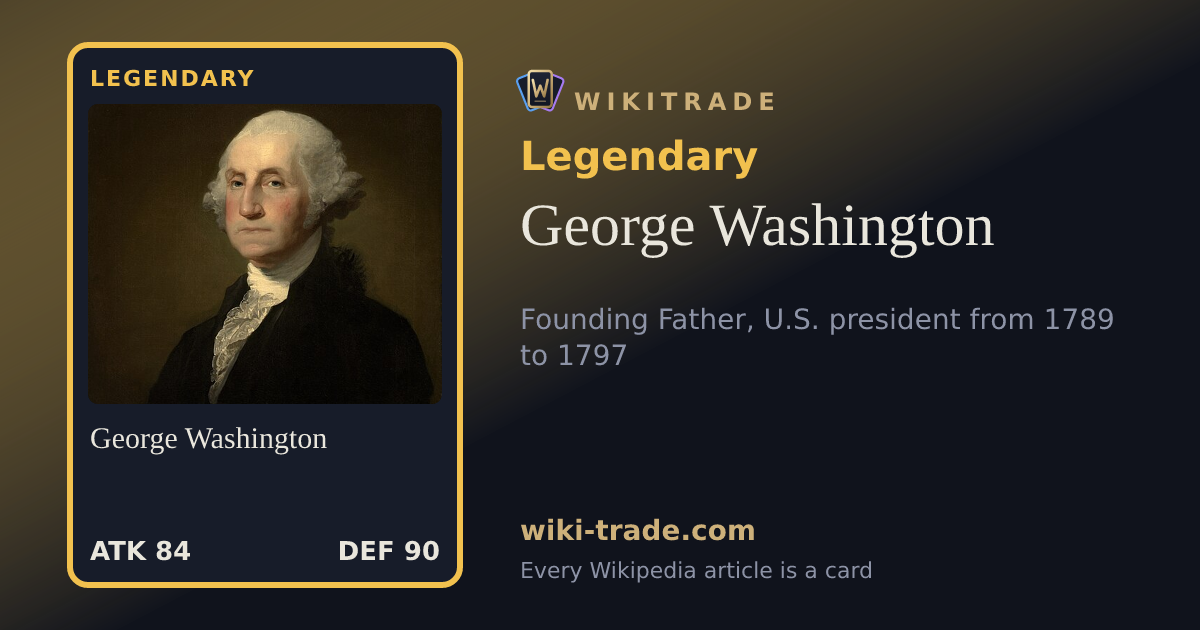 George Washington — Legendary card