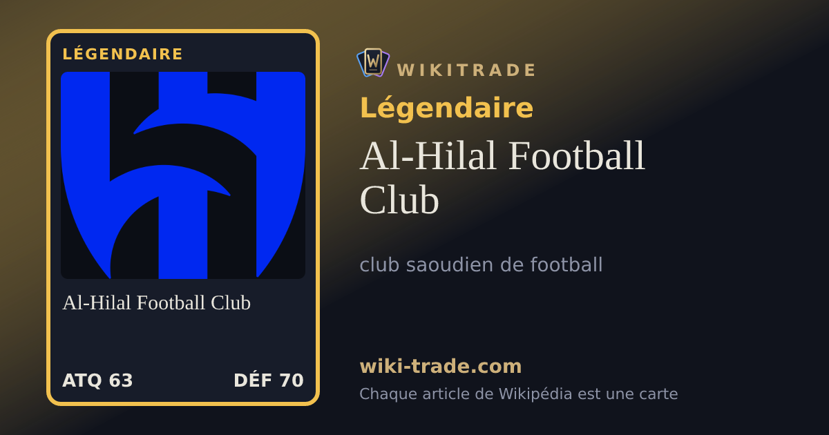 Al-Hilal Football Club — carte Légendaire