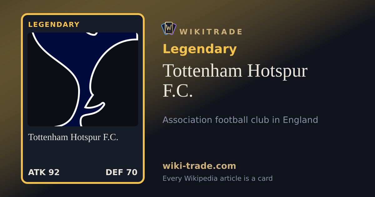 Tottenham Hotspur F.C. — Legendary card