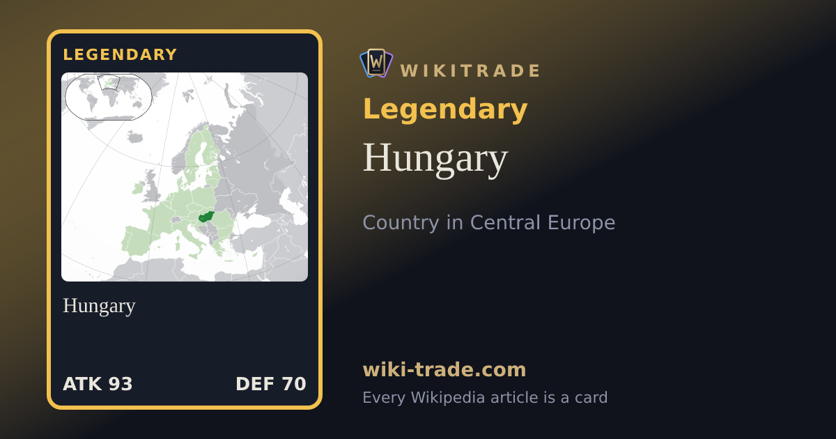 Hungary — Legendary card