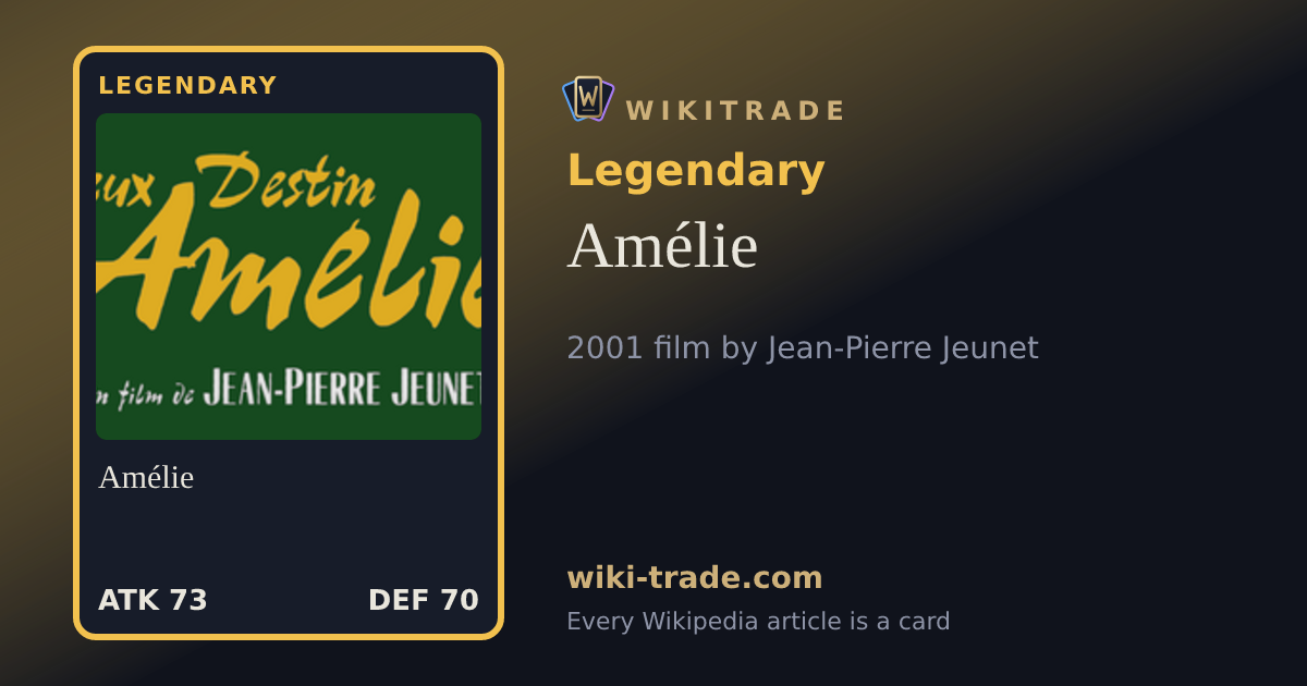 Amélie — Legendary card