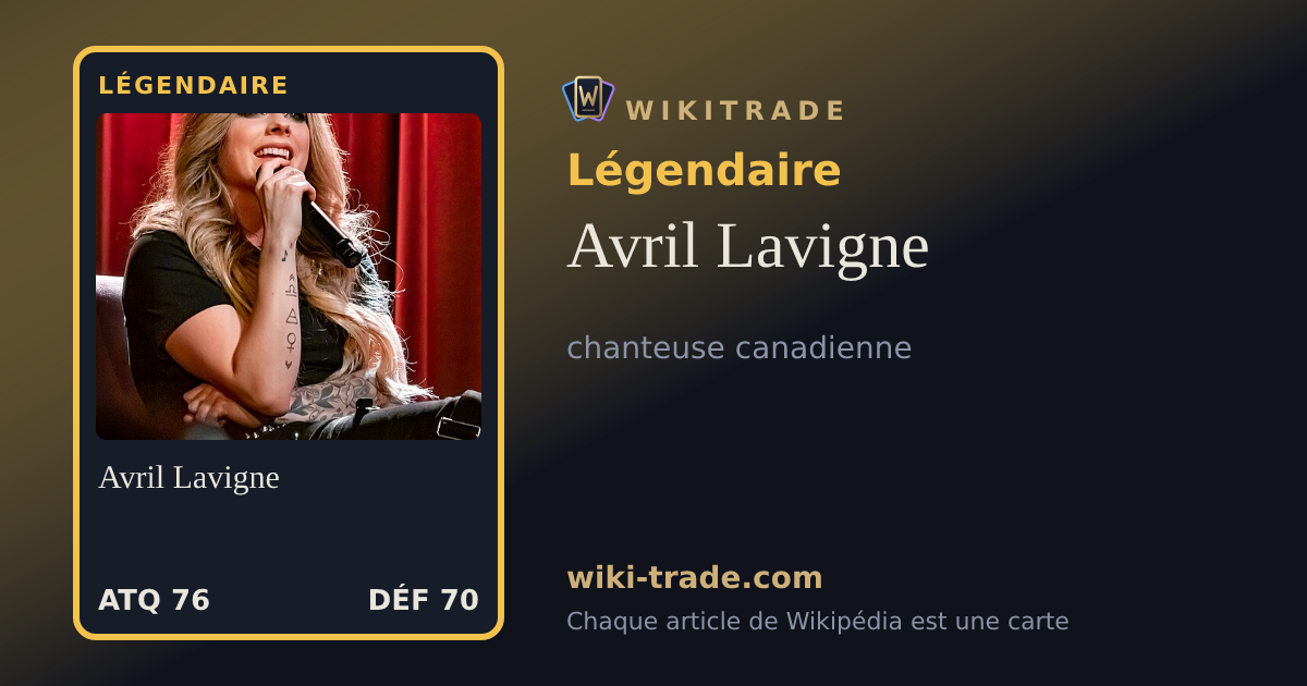 Avril Lavigne — carte Légendaire