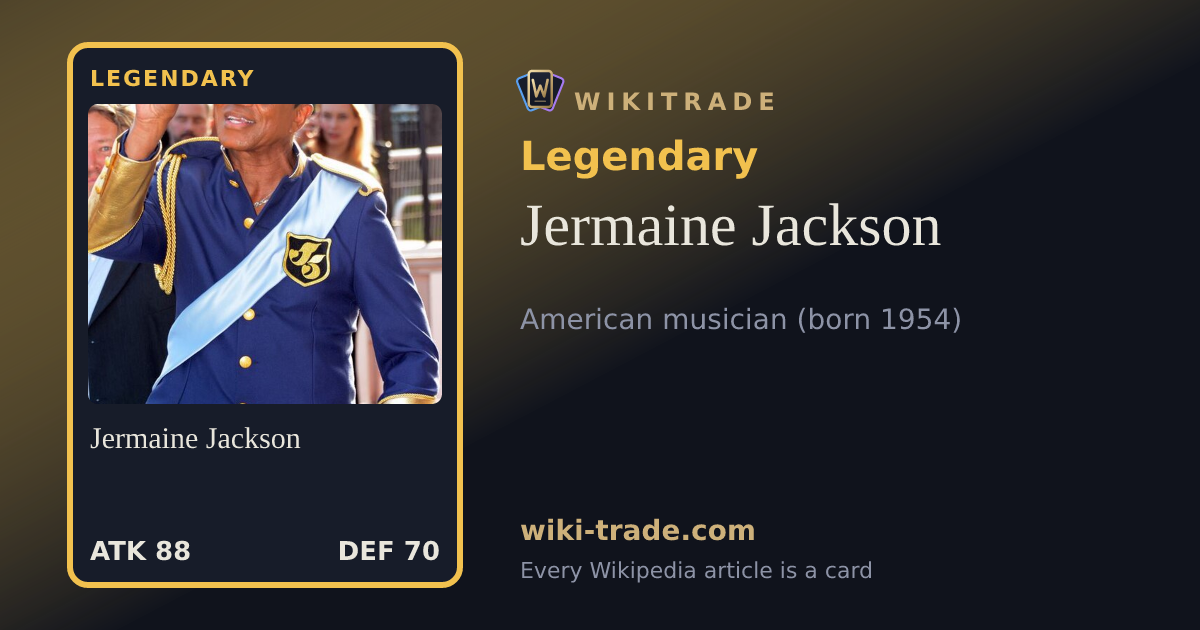 Jermaine Jackson — Legendary card
