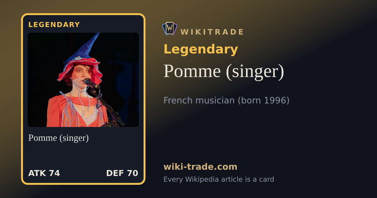 Pomme (singer) — Legendary card
