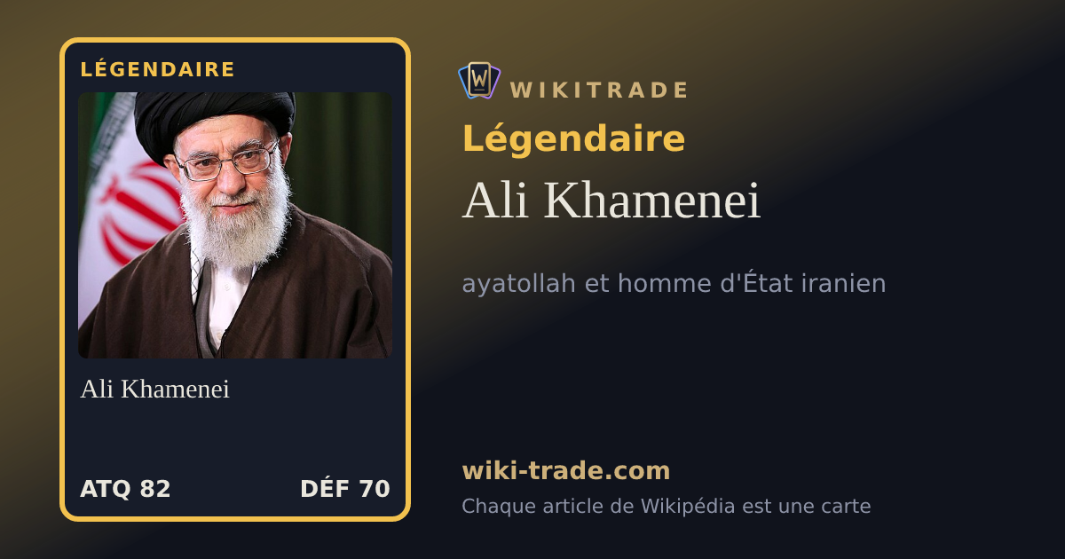 Ali Khamenei — carte Légendaire