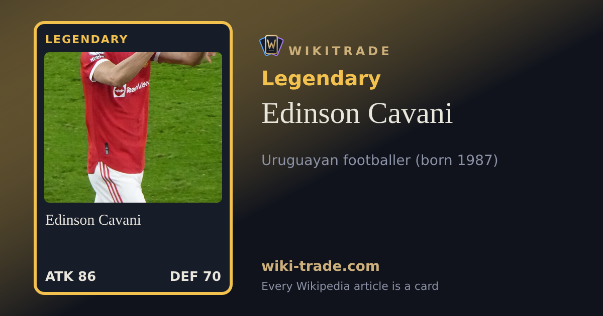 Edinson Cavani — Legendary card