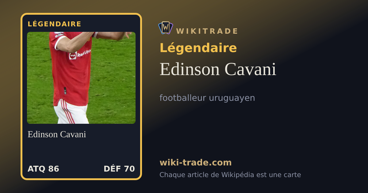 Edinson Cavani — carte Légendaire