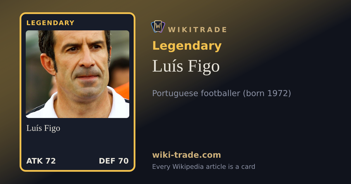 Luís Figo — Legendary card