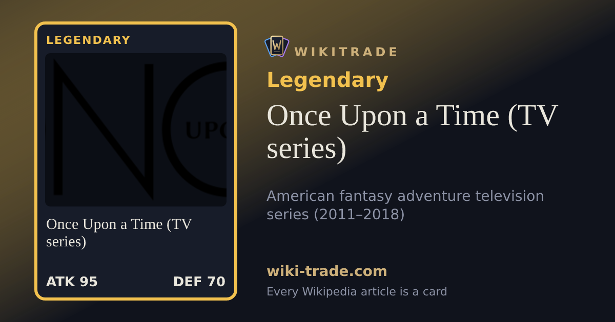 Once Upon a Time (TV series) — Legendary card