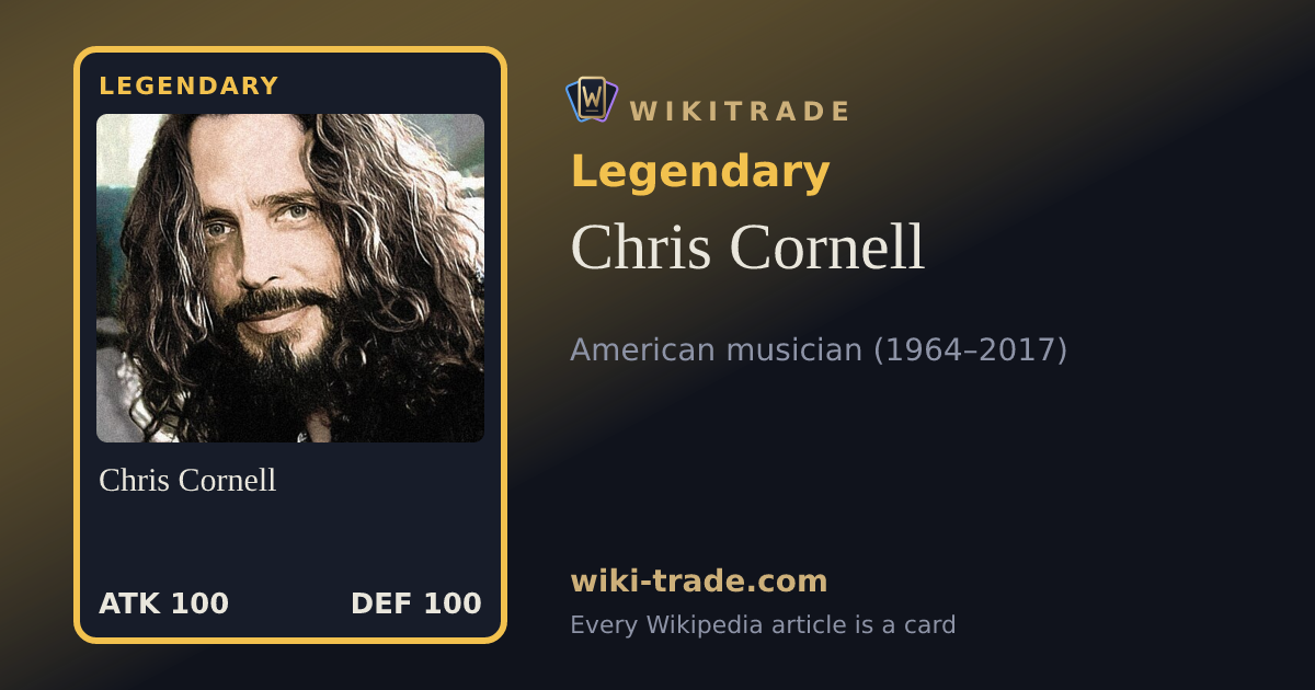 Chris Cornell — Legendary card