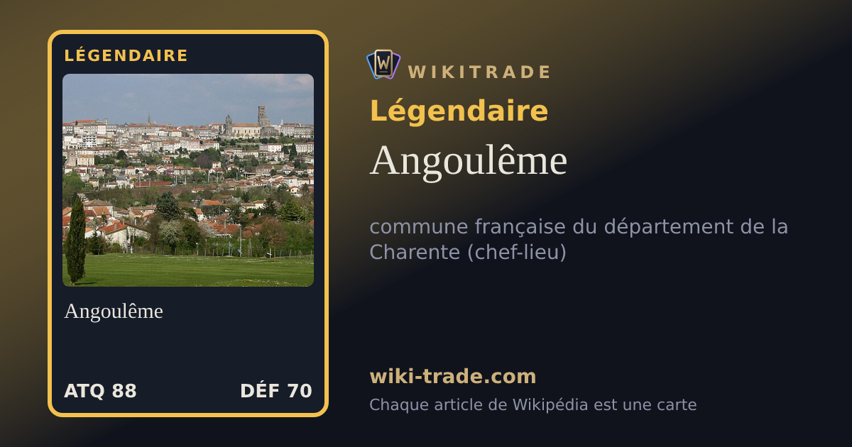 Angoulême — carte Légendaire