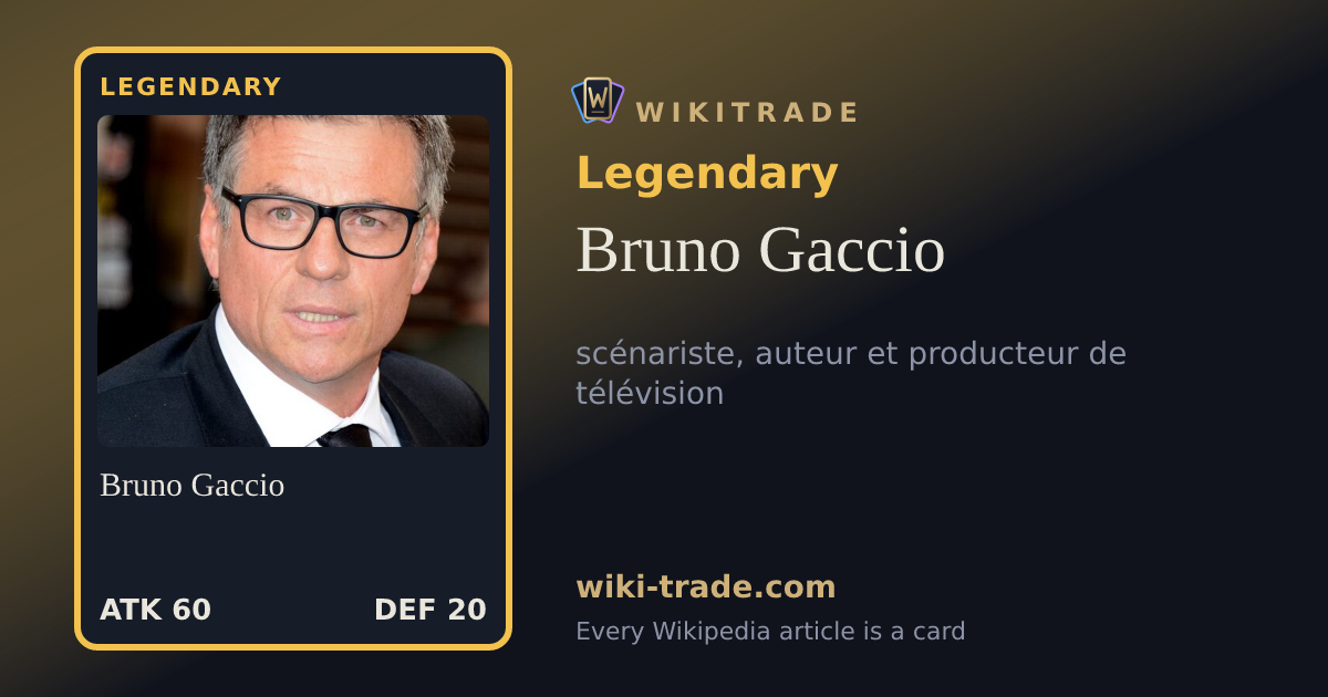 Bruno Gaccio — Legendary card