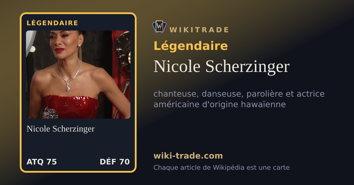 Nicole Scherzinger — carte Légendaire