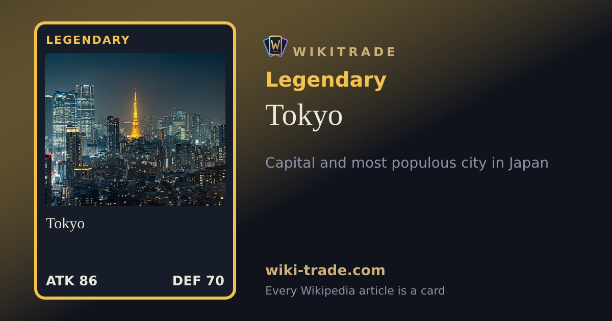 Tokyo — Legendary card