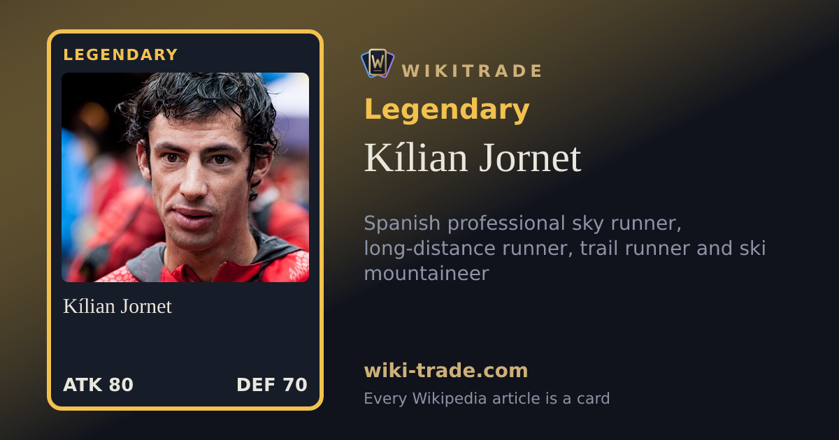 Kílian Jornet — Legendary card