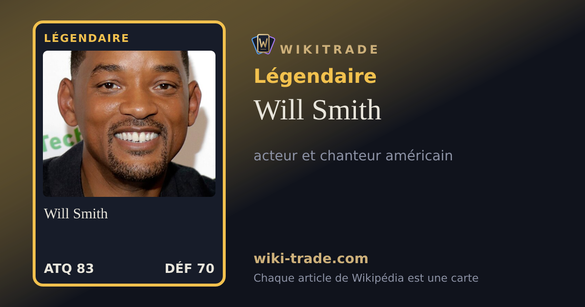 Will Smith — carte Légendaire