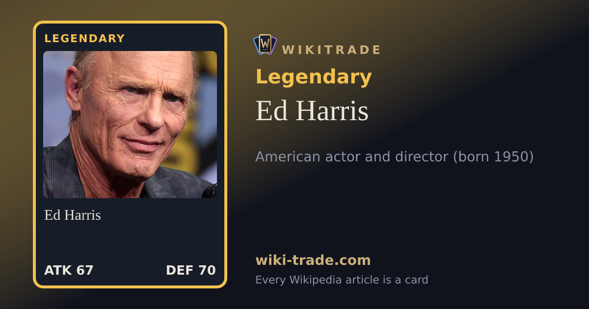 Ed Harris — Legendary card