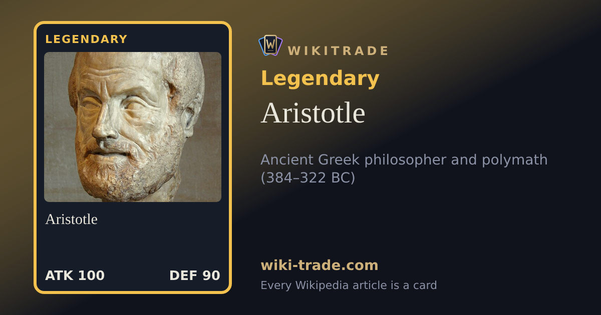 Aristotle — Legendary card