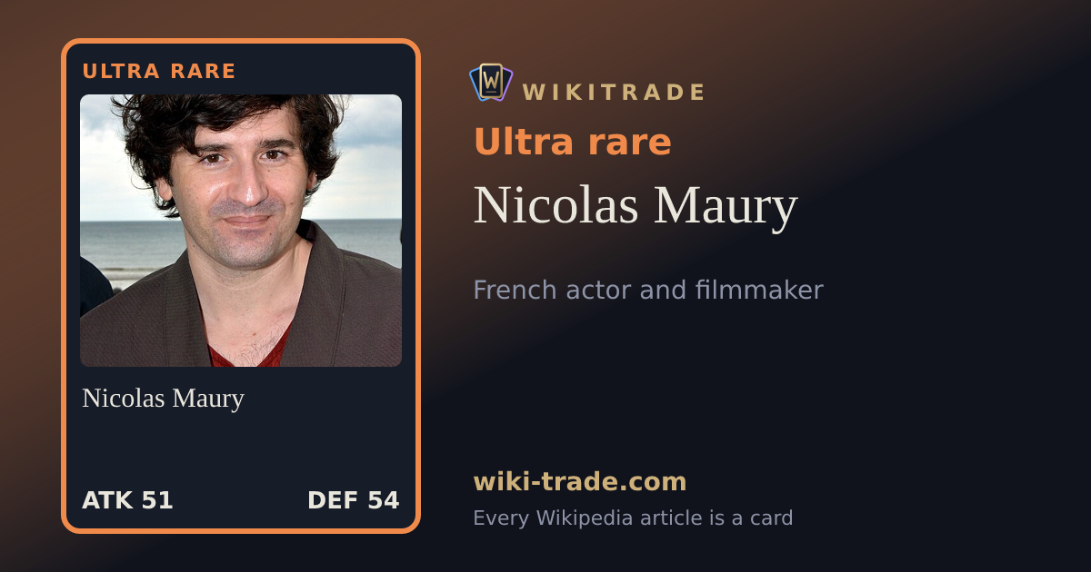 Nicolas Maury — Ultra rare card