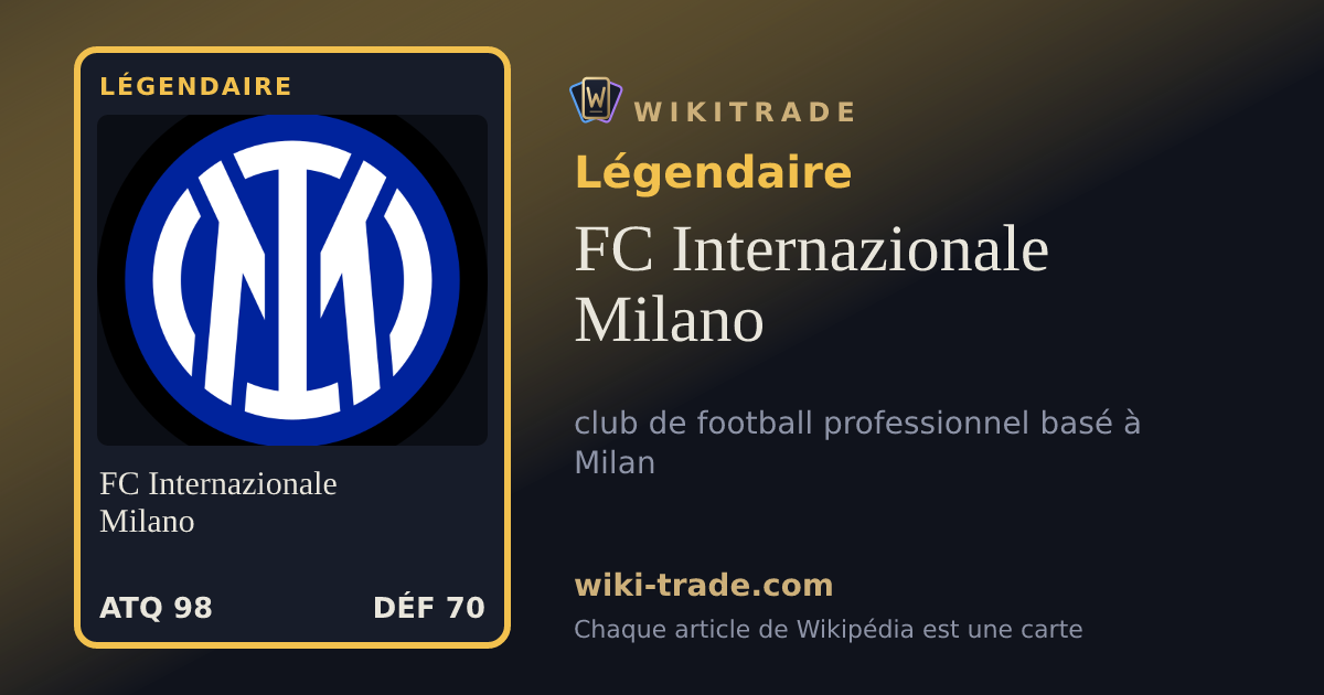 FC Internazionale Milano — carte Légendaire