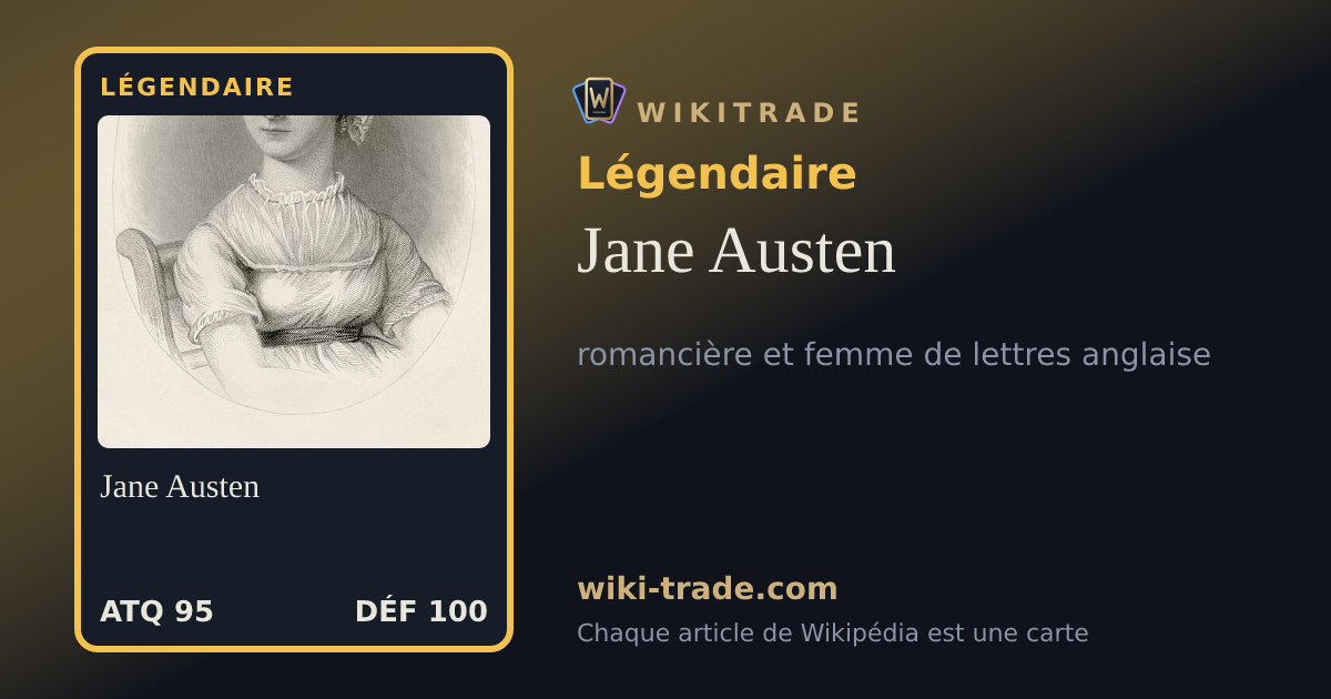 Jane Austen — carte Légendaire