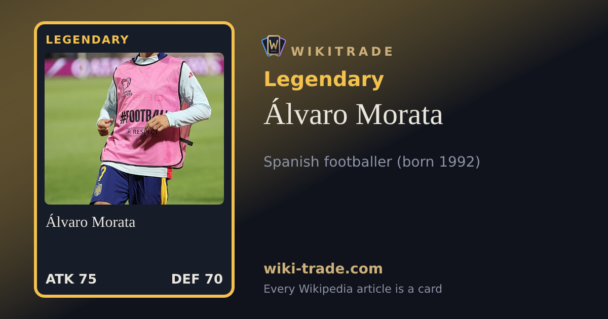 Álvaro Morata — Legendary card