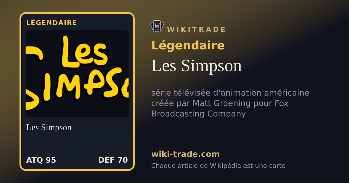Les Simpson — carte Légendaire