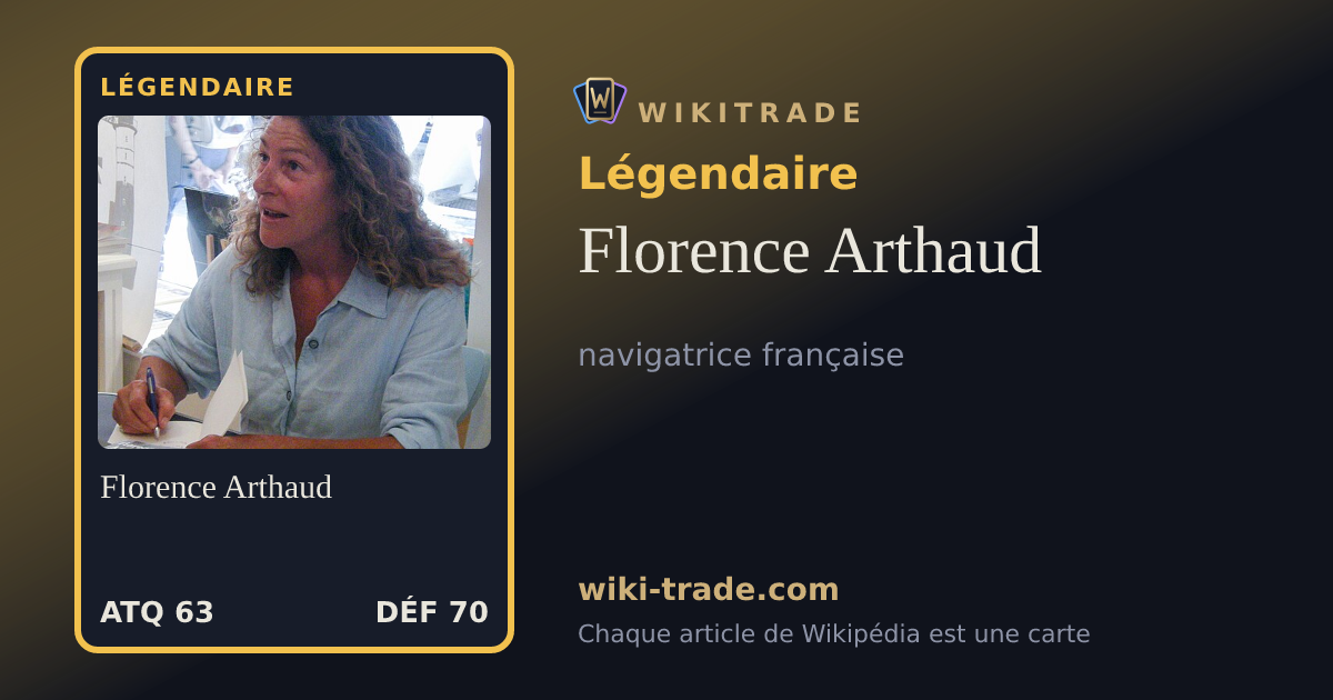 Florence Arthaud — carte Légendaire