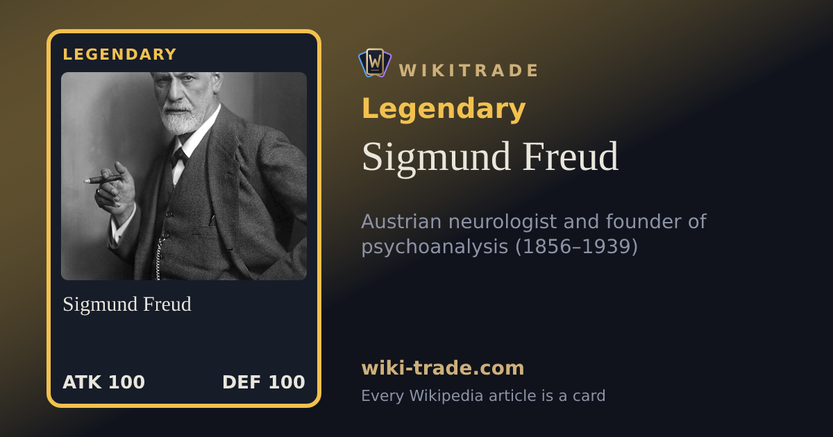 Sigmund Freud — Legendary card