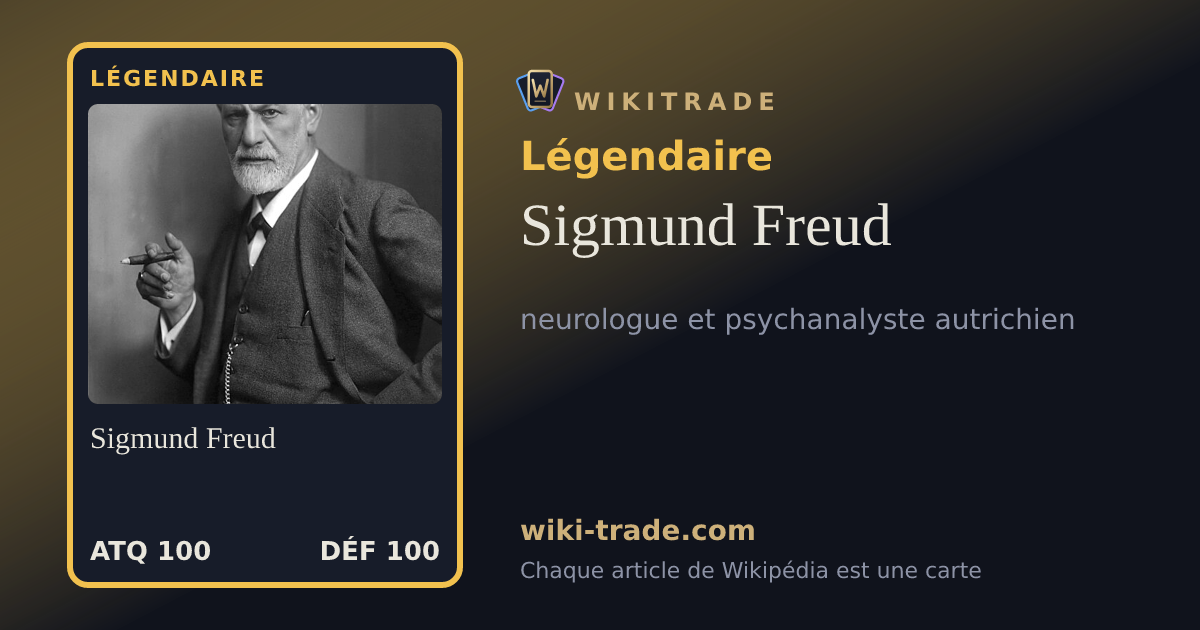 Sigmund Freud — carte Légendaire