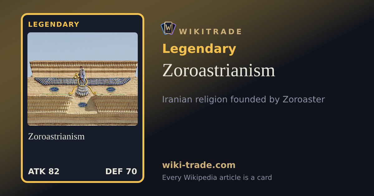 Zoroastrianism — Legendary card
