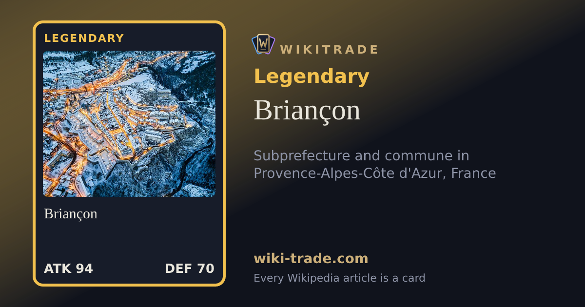 Briançon — Legendary card
