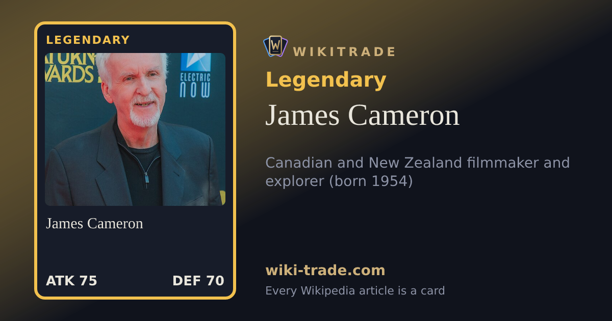 James Cameron — Legendary card