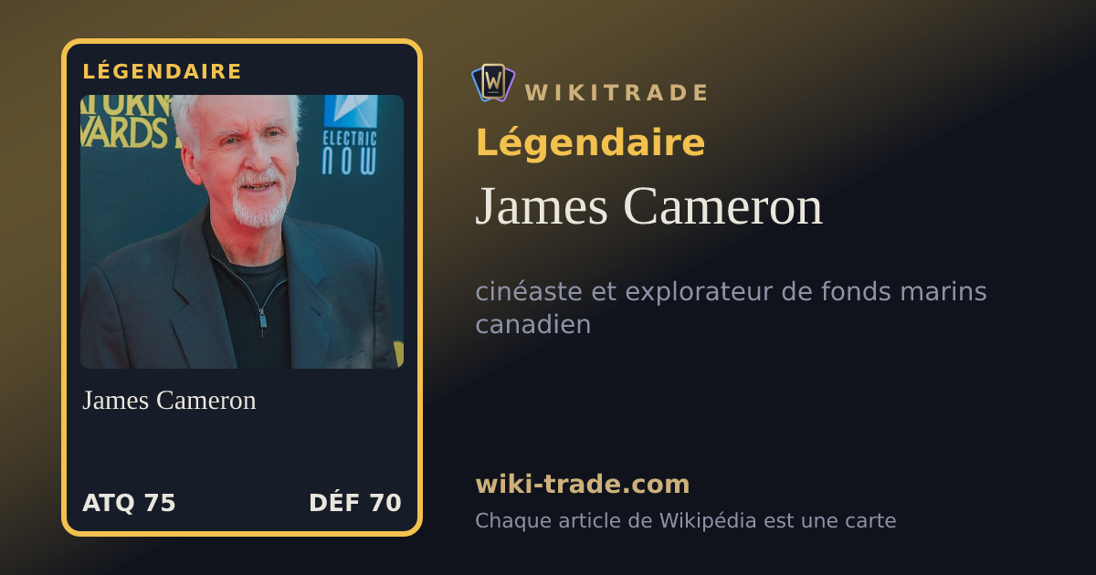 James Cameron — carte Légendaire