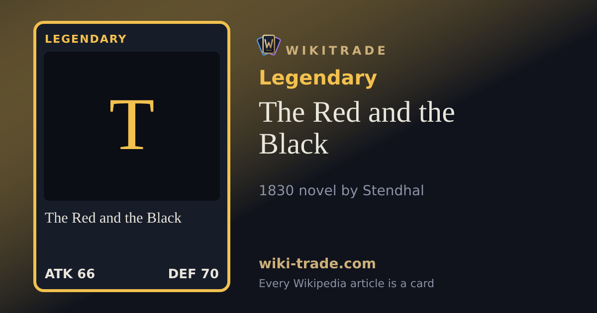 The Red and the Black — Legendary card