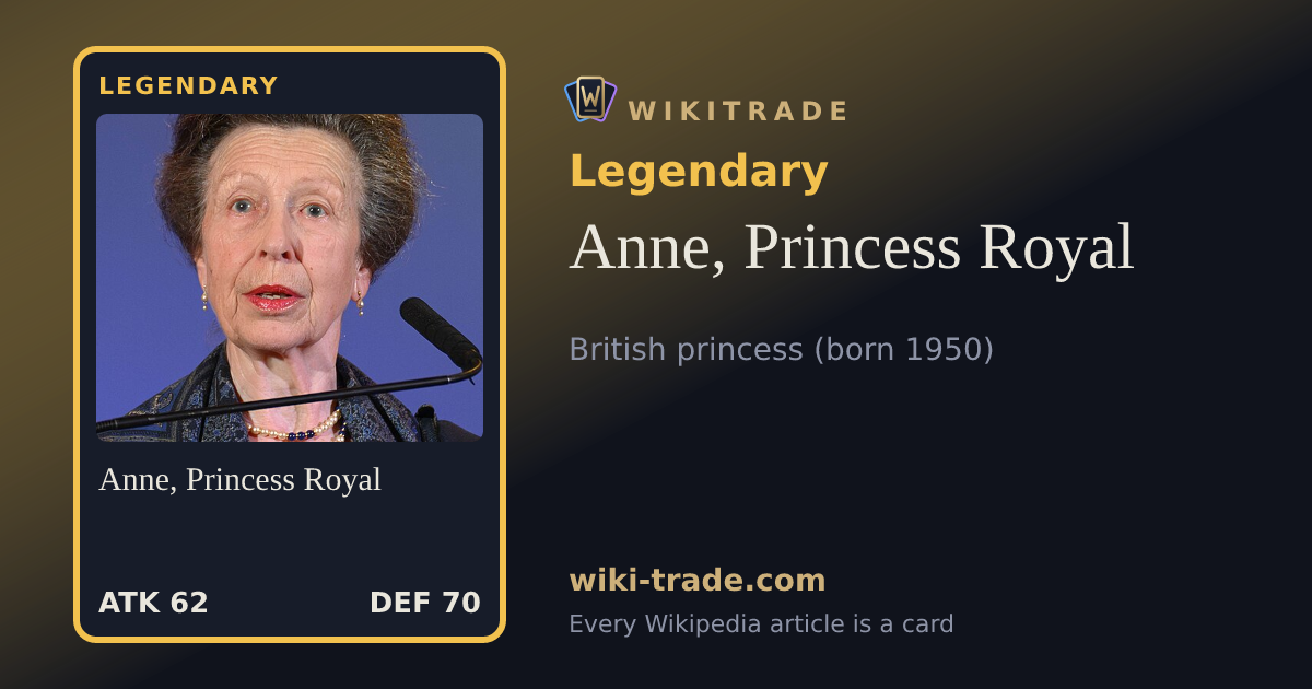 Anne, Princess Royal — Legendary card