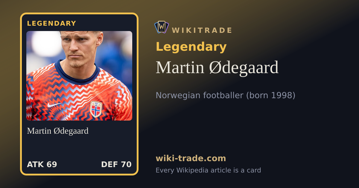 Martin Ødegaard — Legendary card