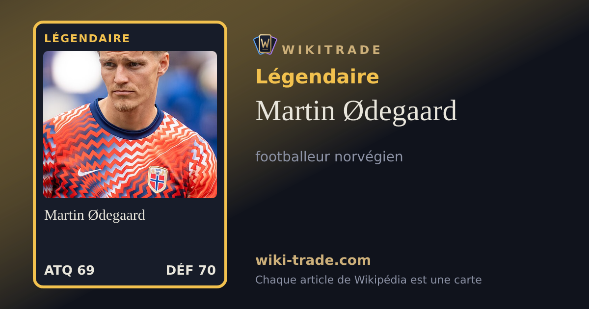 Martin Ødegaard — carte Légendaire