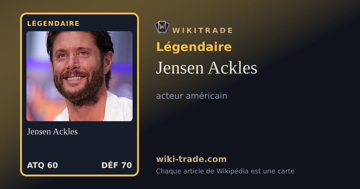 Jensen Ackles — carte Légendaire
