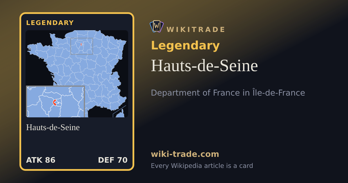 Hauts-de-Seine — Legendary card
